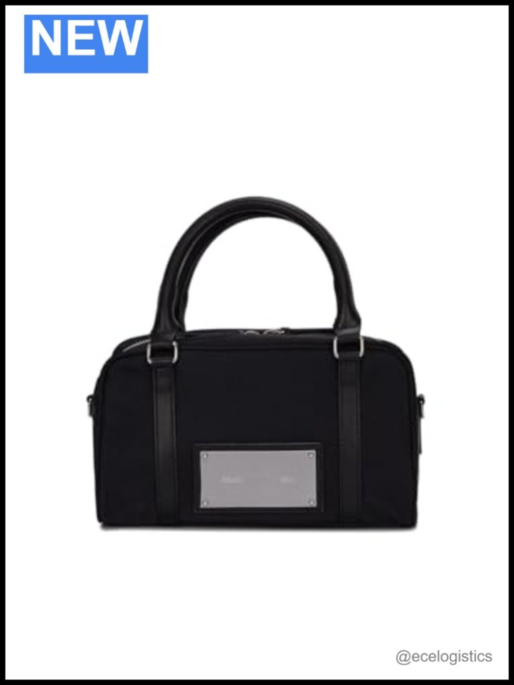 Water-Resistant Nylon Tote with Double Handles